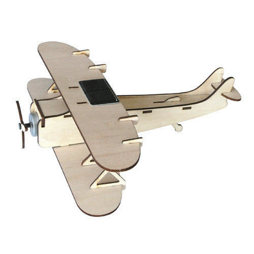 Biplane Kit - Solar Model Toy