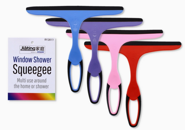 Colourful Plastic Window & Condensation Squeegee, Multi-Purpose Handheld Glass Cleaner