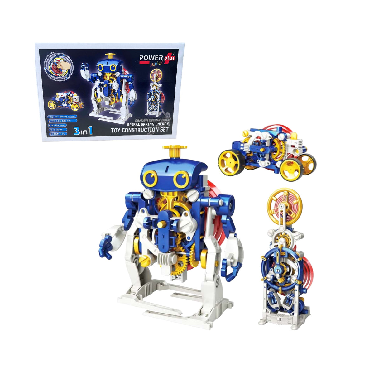 POWERplus Spiral 3-in-1 Toy Stem Construction Set