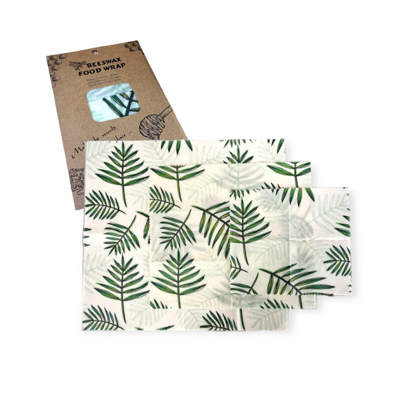 Reusable Natural Beeswax Sandwich Wrap Set