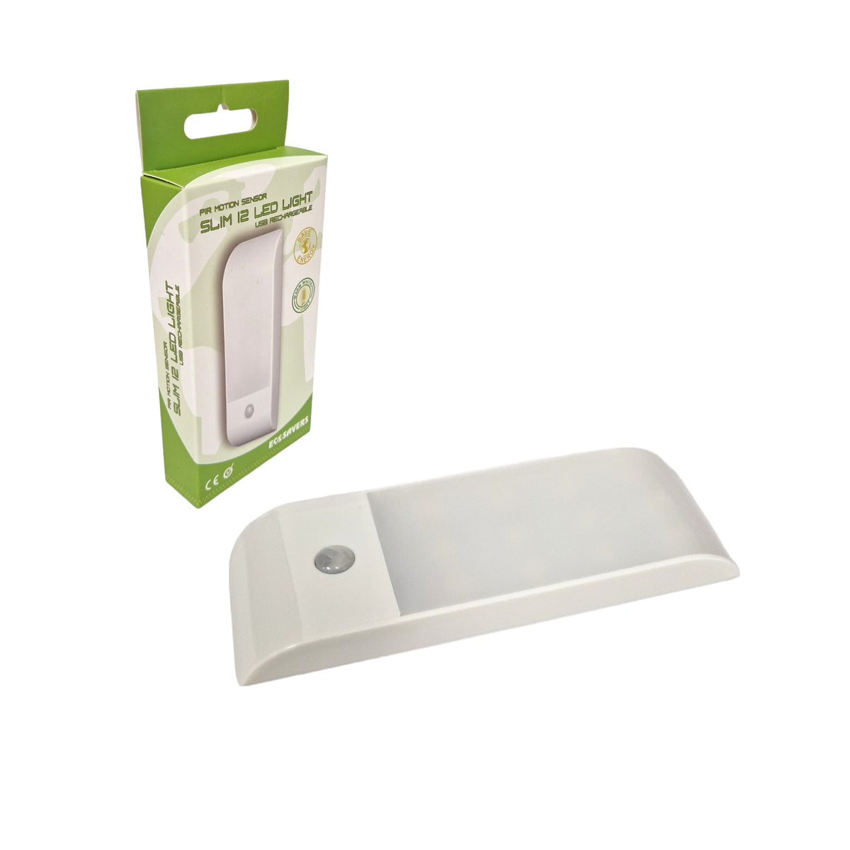 EcoSavers SlimLight - LED Rechargeable Motion Detection Light