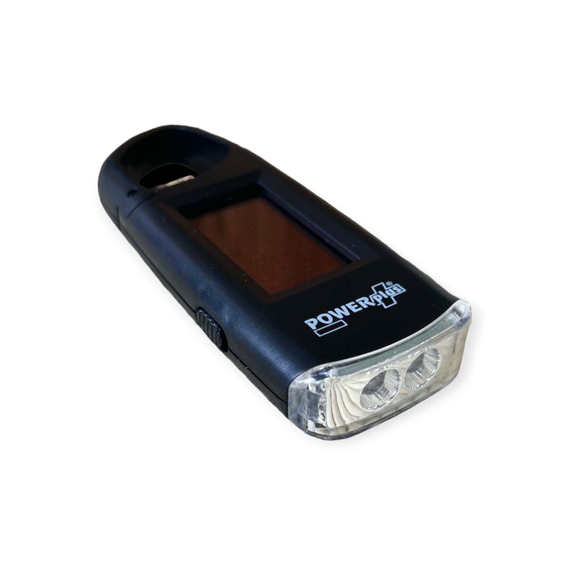 POWERplus Viper Pocket Sized Solar LED Flashlight with Carabina Hook
