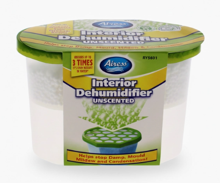 Unscented Moisture Absorber Box Compact Interior Dehumidifier for Mould, Condensation & Damp