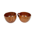 Reusable Bamboo Tea/Coffee Cups - Set of 2