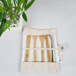 Eco Kitchen Gift Set - Bamboo Cutlery Set
