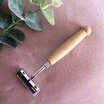 Natural Bamboo Razor with Replaceable Blades
