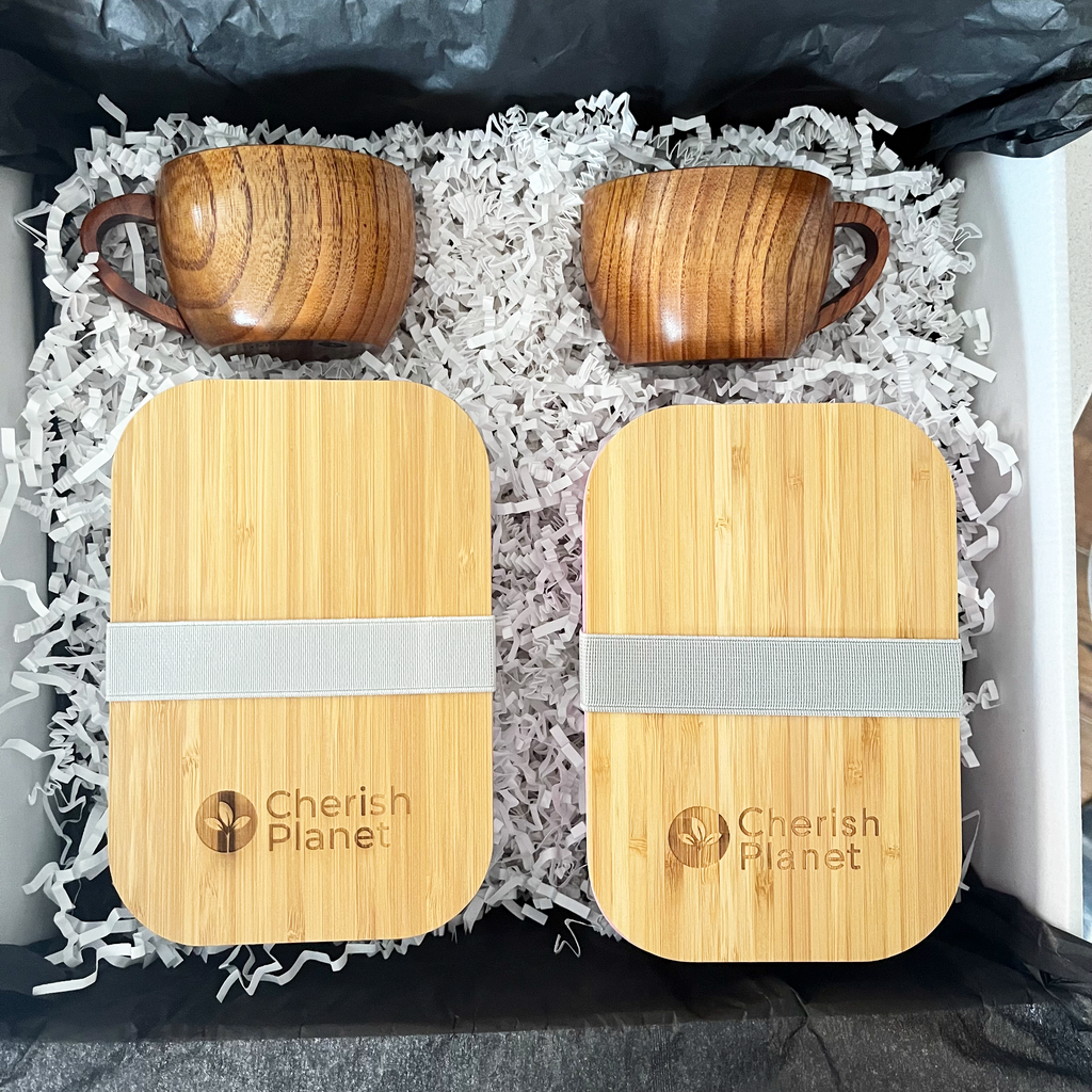 His & Hers Eco Lunch Gift Box contents