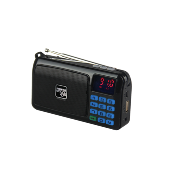 POWERplus Crow Solar-USB Powered FM Radio