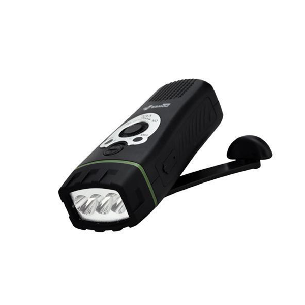 POWERplus Wolf Wind-Up FM Radio & Torch